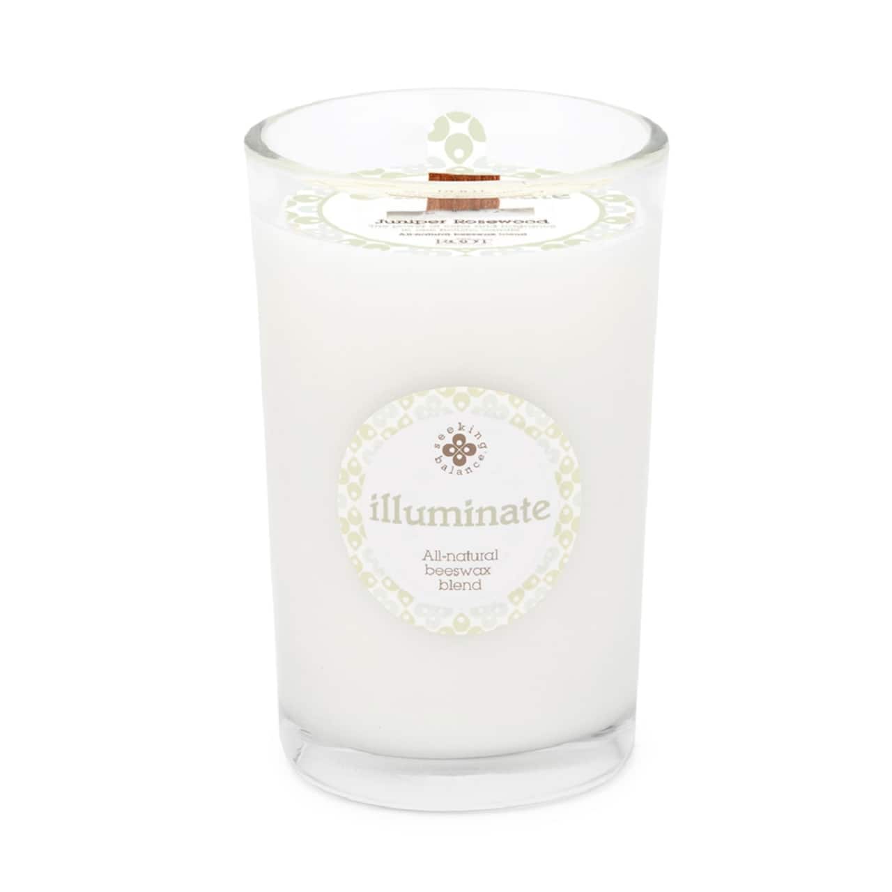 Root Candles Seeking Balance® Illuminate: Juniper Rosewood Jar Candle